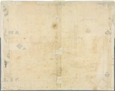 Sketches of Windows and Pilasters of the Attic Storey of the Collegio di Propaganda Fide (verso) — Lievin Cruyl