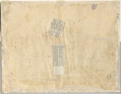 Tracing of a Fountain from Recto and Sketches of Two Faces (verso) — Lievin Cruyl