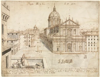 Eighteen Views of Rome: The Church of Sant'Ignazio — Lievin Cruyl