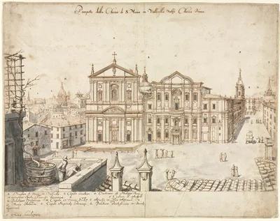 Eighteen Views of Rome: The Church of Santa Maria in Vallicella — Lievin Cruyl
