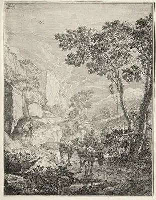 The Two Mules. Rocca Aquatico near Ancona — Jan Both