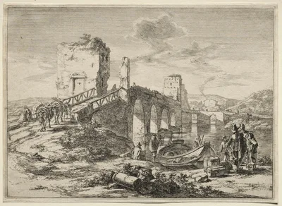 The Molle Bridge over the Tiber — Jan Both