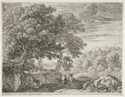 The Flight into Egypt — Herman van Swanevelt
