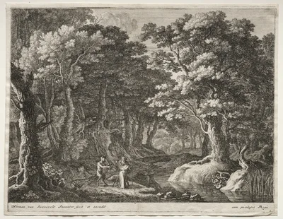 The Penitents:  The Temptation of St. Anthony — Herman van Swanevelt