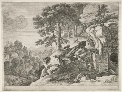 The Penitents:  St. Jerome in the Desert — Herman van Swanevelt