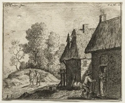 Peasant Talking to a Woman — David Teniers the Younger