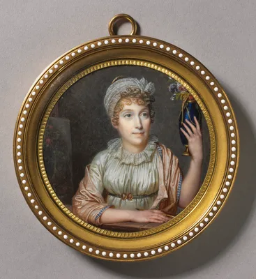 Portrait of Anne Vallayer-Coster — François Dumont
