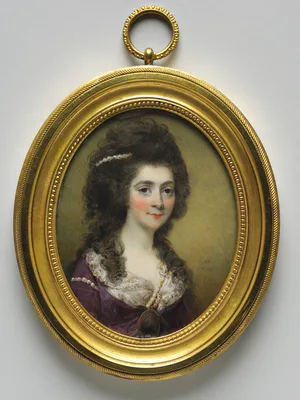 Portrait of a Woman, called Mrs. Close — Horace Hone