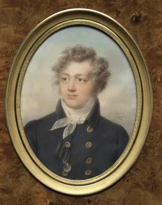 Portrait of a Man, possibly Alexander I, Emperor of Russia — Jean-Baptiste Isabey