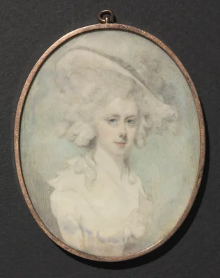 Portrait of a Woman with a Hat — Jeremiah Meyer