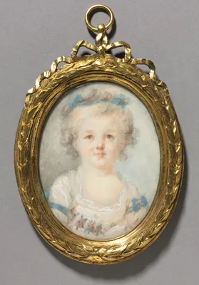 Portrait of a Little Girl — Anne-Marie Fragonard
