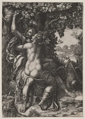 Angelica and Medoro — Giorgio Ghisi