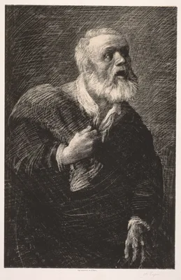 The Night Crier — Alphonse Legros