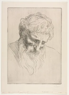 Head of a Man — Alphonse Legros