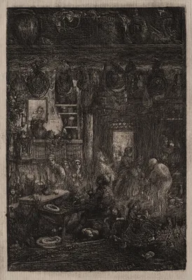Moldavian Interior — Rodolphe Bresdin