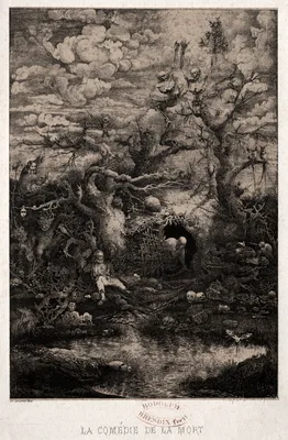 The Comedy of Death — Rodolphe Bresdin