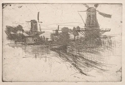 Evening, Dordrecht — John Henry Twachtman
