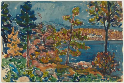 By the Shore — Maurice Prendergast