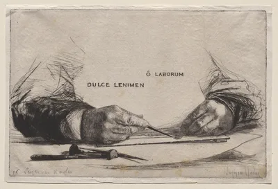 Hands Etching — Francis Seymour Haden