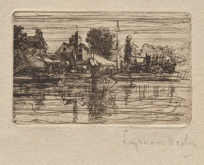 Thames Side — Francis Seymour Haden
