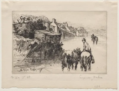 Wareham Bridge — Francis Seymour Haden