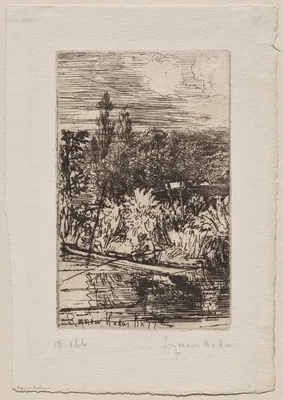 Barbel Fishing — Francis Seymour Haden