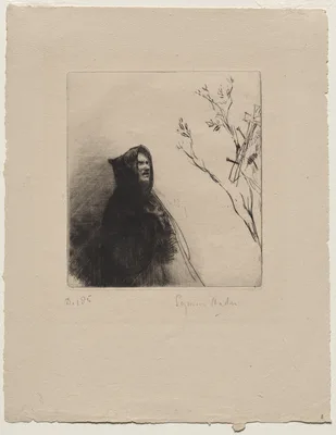 The Monk Praying - St. Francis — Francis Seymour Haden