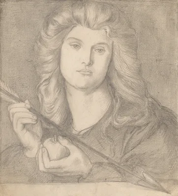 Study for "Venus Verticordia" — Dante Gabriel Rossetti