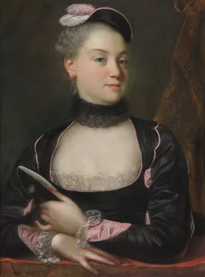 Portrait of a French Actress — Jacques-Charles Allais