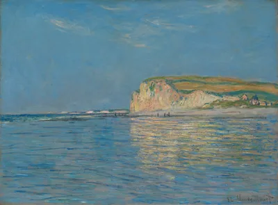 Low Tide at Pourville, near Dieppe, 1882 — Claude Monet