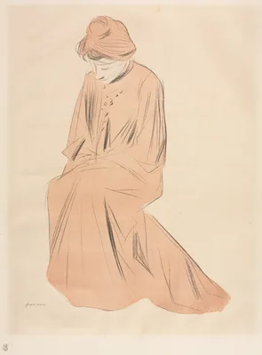 Study of a Seated Woman — Jean-Louis Forain