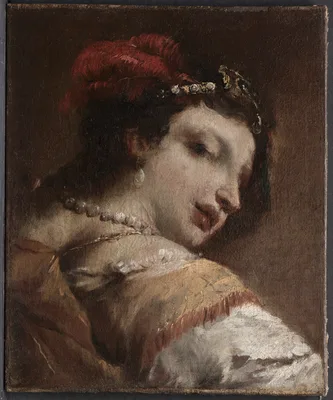 Head of a Woman — Giovanni Antonio Guardi