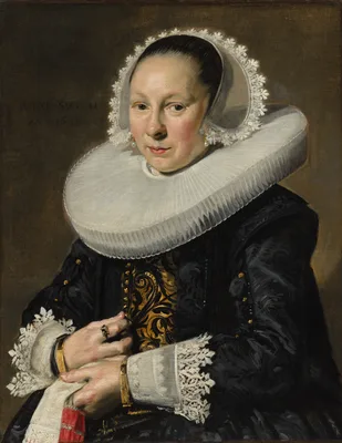 Portrait of a Woman, probably Aeltje Dircksdr. Pater — Frans Hals
