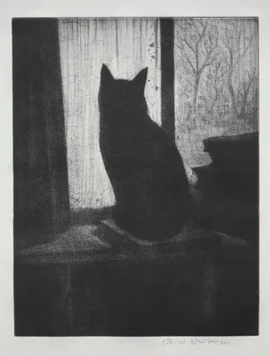 The Cat — C. R. W. Nevinson