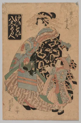 Chōdayu of the Okamotoya from the series ? — Keisai Eisen