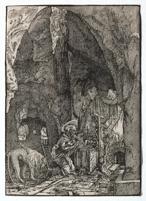 St. Jerome in the Cave — Albrecht Altdorfer