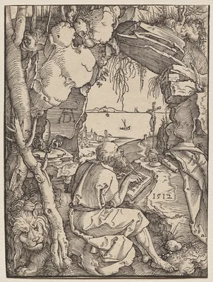 St. Jerome in a Cave — Albrecht Dürer