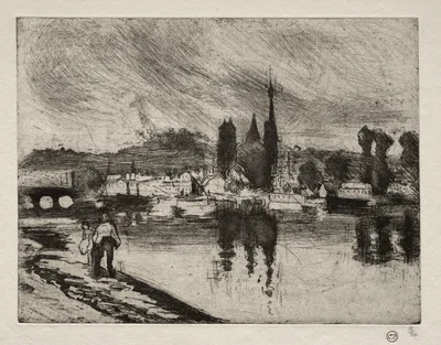View of Rouen — Camille Pissarro
