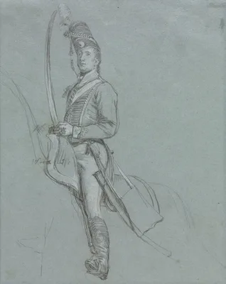 A Hussar Officer on Horseback — John Singleton Copley