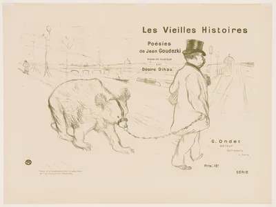 Les Vieilles histoires:  Couverture - Frontispiece — Henri de Toulouse-Lautrec