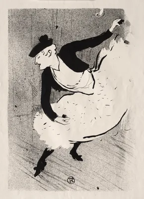 Le Café-concert:  Edmée Lescot — Henri de Toulouse-Lautrec