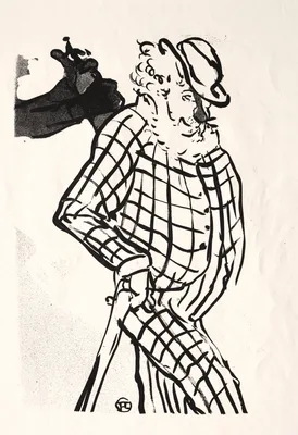 Le Café-concert:  Chanteur Americain — Henri de Toulouse-Lautrec