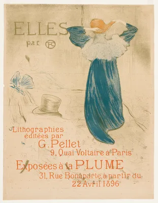 Elles:  Frontispiece — Henri de Toulouse-Lautrec