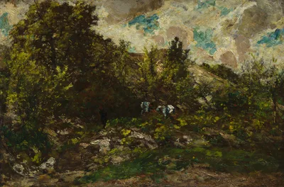 Autumn — Adolphe Joseph Thomas Monticelli