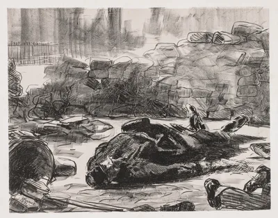 Civil War (Scene of the Commune of Paris) — Édouard Manet