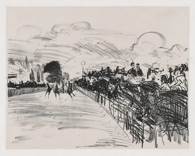 The Races — Édouard Manet