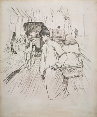The Laundress — Henri de Toulouse-Lautrec