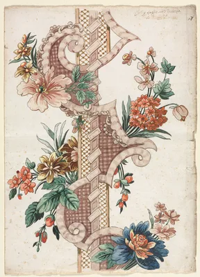 Vertical Decorative Floral Band — Giacomo Cavenezia