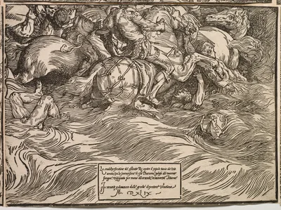 The Submersion of Pharaoh's Army in the Red Sea — Titian