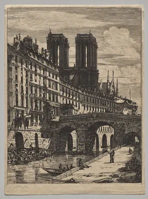 The Petit Pont — Charles Méryon